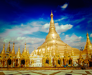 Image showing Shwedagon pagoda