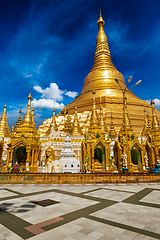 Image showing Shwedagon pagoda