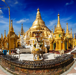 Image showing Shwedagon pagoda