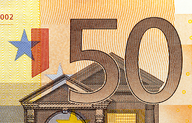 Image showing fifty euros