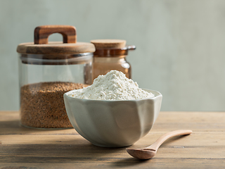 Image showing bowl of flour