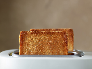 Image showing freshly toasted bread slices