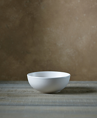 Image showing empty white bowl