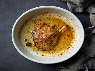 Image showing preparation of duck confit