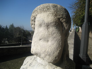 Image showing Roman head without face