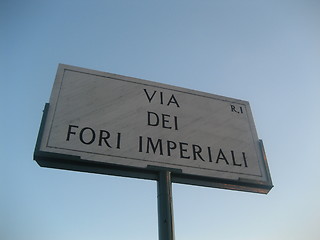 Image showing Rome, Via dei Fori Imperiali