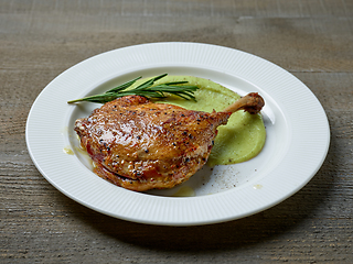 Image showing duck leg confit