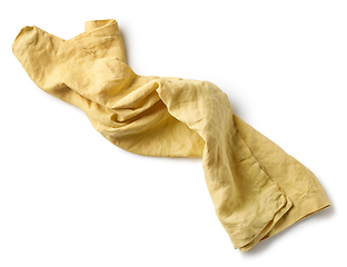 Image showing crumpled cotton napkin