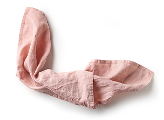 Image showing crumpled cotton napkin