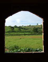 Image showing Looking through the window