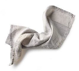 Image showing crumpled cotton napkin