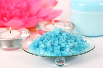 Image showing Bath salt for wellness 