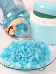 Image showing Bath salt for wellness 