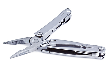Image showing Metal multitool isolated on white