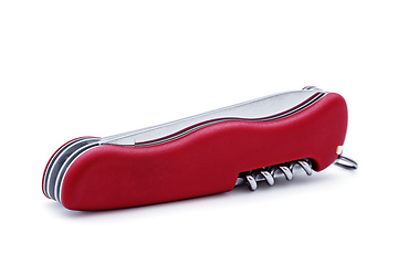 Image showing Swiss army knife isolated