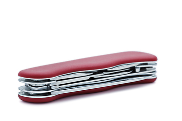 Image showing Swiss army knife isolated