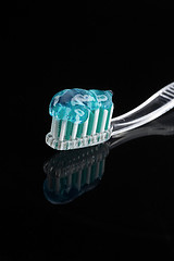 Image showing toothbrush and paste