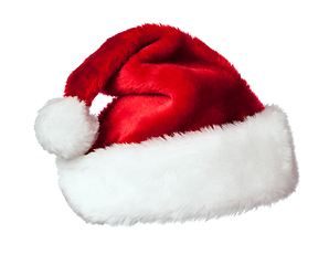 Image showing Santa hat on white