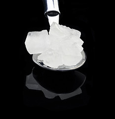 Image showing crystal sugar on a spoon
