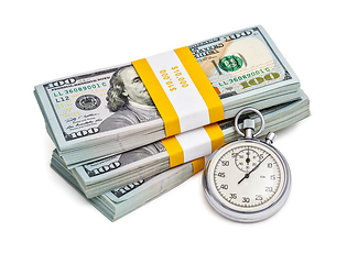 Image showing Time is money