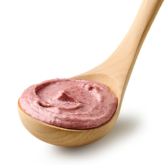 Image showing mashed red beans hummus