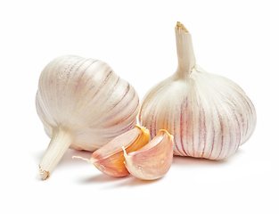 Image showing Garlic isolated