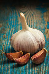 Image showing Garlic and cloves close up