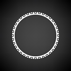 Image showing Bike Tyre Icon