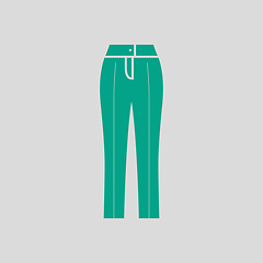 Image showing Business Woman Trousers Icon