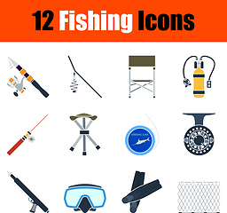 Image showing Fishing Icon Set