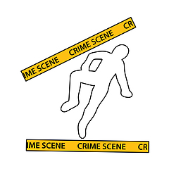 Image showing Crime Scene Icon