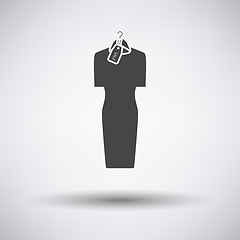 Image showing Dress On Hanger With Sale Tag Icon