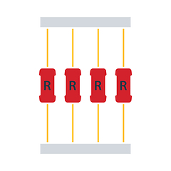 Image showing Resistor Tape Icon