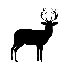 Image showing Deer Silhouette