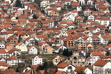 Image showing view of town housing