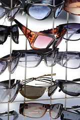 Image showing sunglasses on display