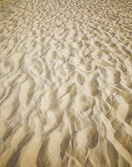 Image showing wavy uneven structure of sand