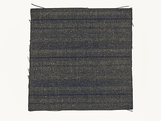 Image showing Vintage looking Black fabric sample