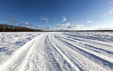 Image showing winter road