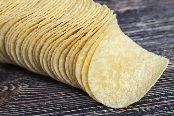 Image showing real potato chips