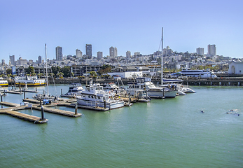 Image showing harbour in San Francisco