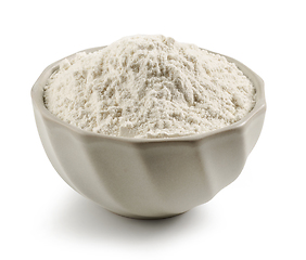 Image showing flour in ceramic bowl