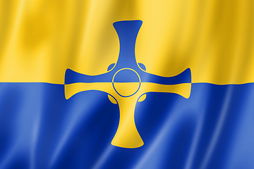 Image showing Durham County flag, UK