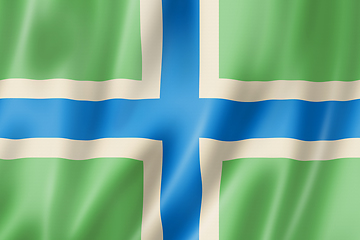 Image showing Gloucestershire County flag, UK