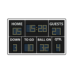 Image showing American Football Scoreboard Icon
