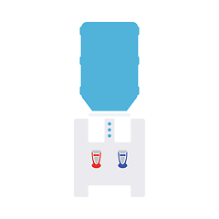 Image showing Office Water Cooler Icon