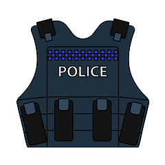 Image showing Police Vest Icon