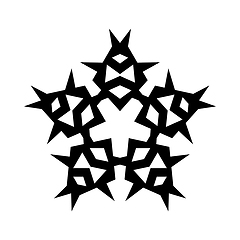 Image showing Snowflake Icon