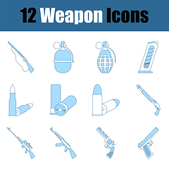 Image showing Weapon Icon Set