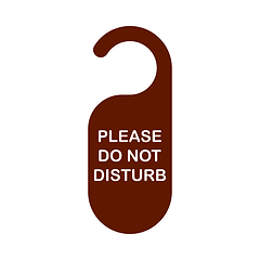 Image showing Don\'t Disturb Tag Icon